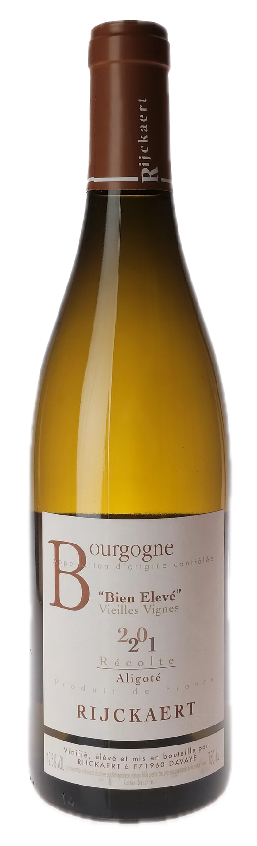 Domaine Rijckaert - Bourgogne Aligoté Bien Eleve Vieilles Vignes 2021